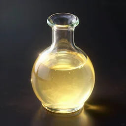 Health Potion, dramatic light, glowing liquid, artstation