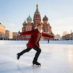 the emperor skating in skate - ring in russian empire