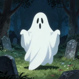 a strange ghost in a graveyard by beecroft vanessa