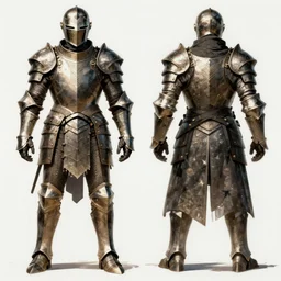 concept art character sheet, warrior in armour, trending on artstation, intricate high - details