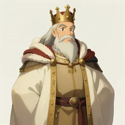 portrait of medieval old king, artstation, detailed cartoon, elegant, digital painting, concept art, smooth, sharp focus, illustration, ghibli makoto shinkai, don bluth, fujita goro, jean giraud, akihiko yoshida, tom whalen 8 k