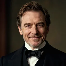 portrait of sean bean as a victorian politician, smiling, victorian, detailed face, highly detailed, cinematic lighting, photograph by elliott & fry