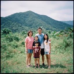 photo of a family vacation to most liminal space in the world, fujifilm velvia 5 0, color photography, sigma 2 8 mm