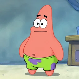 patrick star as a human character, digital art, in the style of greg rutkowski