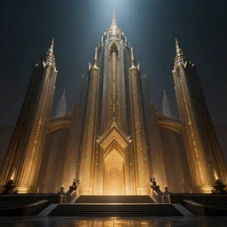 Illuminati temple of the gods, octane render, 8k, dramatic, epic, cinematic, perfect lighting