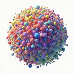 a ramdons beautful particles with anime colours in unreal engine, by beeple, makoto shinkai, thomas kinkade, featured on artstation hd, wallpaper 4 k