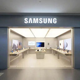 (2020s flagship retail interior Samsung Microsoft Apple) XF IQ4, 14mm, f/1.4, ISO 200, 1/160s, 8K, RAW, unedited, symmetrical balance, architectural photography, in-frame !!!!!!!!!!!!!!!!!!!!!!!!!!!