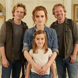 A shot from the family movie starring emma watson by nuri iyem, james gurney, james jean, greg rutkowski, anato finnstark