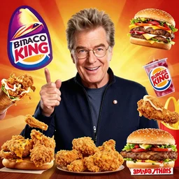 tim allen!!!!!!!!!!! taco bell, pizza hut, mcdonalds, kentucky fried chicken, burger king, sonic, wendys, papa johns