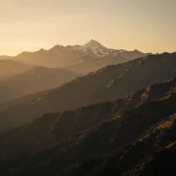 mountains, cinematic, warm color palette, full - hd, cinematic lighting