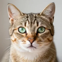 a green eyed cat for purina chow mix