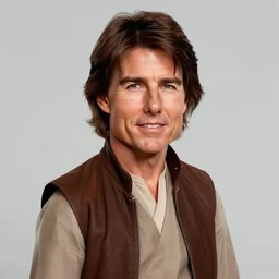 an exaggerated cartoon caricature of tom cruise as han solo in star wars, by caricature john singer sargent, donato giancola, alphonse mucha _ _