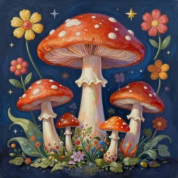 psychedelic mushrooms and flowers madness fantasycore junglescape, glossy painting, Art Nouveau Elemental 4k Detailed Matte Illustration trending on Behance, CGSociety, Black and white, Pastiche by Tim and Greg Hildebrandt, Pastiche by Kay Nielsen