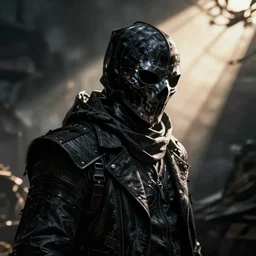 Ghost Rider, grim reaper, headshot photo, dark souls concept art, dramatic lighting, highly stylized, high-quality wallpaper, desktopography