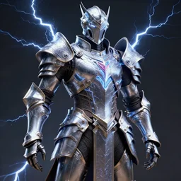 photography of a hyper realistic and highly detailed complex fantasy lightnings armor. intricate, professional digital art, unreal engine 5 8 k rendering, stunning, artstation
