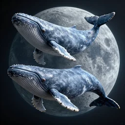 whales on the moon, hyper realism, cinematic, volumetric lighting, epic composition, high detail, octane render, unreal engine, 8 k, concept art, 3 d render, digital art, deviantart artstation, ray tracing, apocalyptic, intricate complexity, extremely detailed, very sharp,