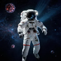 concept art by craig mullins nasa astronaut in futuristic dark and empty spaceship underwater. infrared complex and hyperdetailed technical suit. subsurface scattering. mandelbulb fractal space. reflection and dispersion materials. rays and dispersion of light. volumetric light. 5 0 mm, f / 3 2. noise film photo. flash photography. unreal engine 4, octane render. interstellar movie art