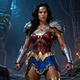 Jim Raynor from Starcraft as Wonder Woman