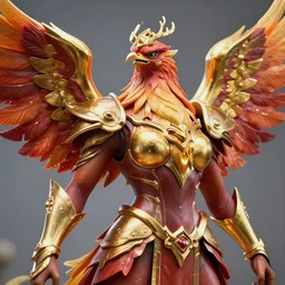 phoenix warrior, highly detailed, 8 k, hdr, close up, smooth, sharp focus, high resolution, award - winning photo