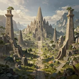 hyperborean civilization, epic, beautiful