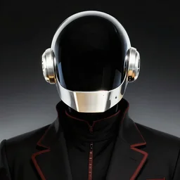 portrait of daft punk, art by charlie bowater
