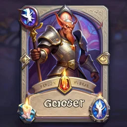 hearthstone card art of a humanoid kobold paladin in plate armor in a candle, illustrated by konstantin turovec, zoltan boros, alex horley orlandelli, and matt dixon, trending on artstation, masterpiece digital art, vivid colors, smooth composition
