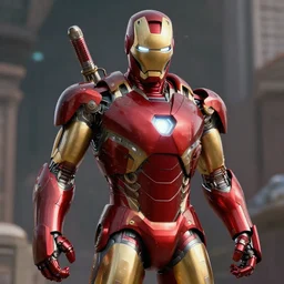 an dieselpunk iron - man cyborg with steampunk enhancements, pixar, marvel, octane render, v - ray render, photorealistic