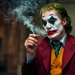 donald trump smoking weed with the joker