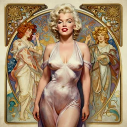marilyn monroe daredevil, marvel comics, fantasy, intricate, elegant, highly detailed, traditional painting, artstation, concept art, matte, sharp focus, illustration, hearthstone, art by artgerm and greg rutkowski and alphonse mucha and alex ross