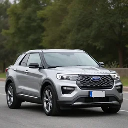 2 door coupe sports car style of Ford Explorer as a coupe full view uncropped 35mm mid distance photograph IMG_1411.JPG