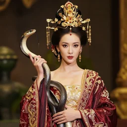 photo of a asian snake empress