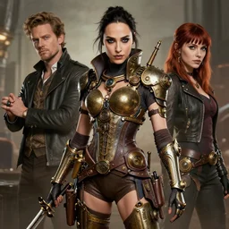 highly detailed steampunk gal gadot, artgerm, greg rutkowski, magali villeneuve