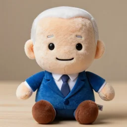 an adorable joe biden fumo plushie