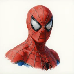 ultra realistic portrait painting of spiderman, art by akira toriyama, 4 k, dragon ball artstyle, cel shaded, highly detailed, epic lighting
