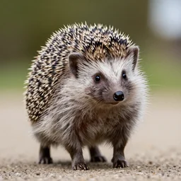 hedgehog riding dog. jousting.