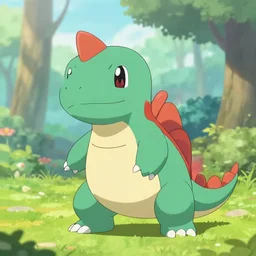 cute iguanodon pokemon, in the style of ken sugimori