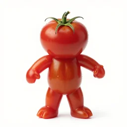 tomato in the shape of a man