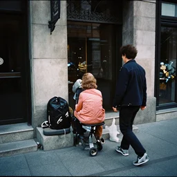 Candid Street Photography. Rollei Advanced Technical Pan 32