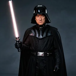 jackie chan is darth sidious in star wars, 4 k, studio portrait, photography, cinematic lighting, highly detailed