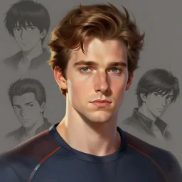 character concept portrait, aaron taylor johnson as quicksilver, style digital painting, concept art, smooth, sharp focus, illustration by artgerm, yoshitaka amano, krenz cushart, shinji aramaki,