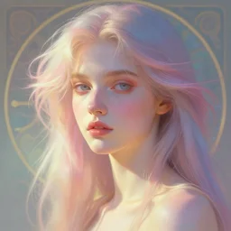 the magma girl portrait art by artgerm and greg rutkowski and alphonse mucha, trending on artstation, cinematic light, pastel colors, volumetric shading, high radiosity dull skin, global illumination, radiant light, soft light, soft color dodge, subsurface scattering