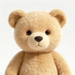 portrait of beautiful teddy bear, epic lit, hyper detailed design, shape focus, trending on artstation, illustration, very cartoon, by anton fadeev and rene magritte in pixar