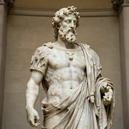 “ chewbacca as a roman statue ”