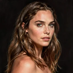 portrait of gal gadot by painter Blair leighton