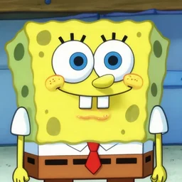 cool anime spongebob hyperdetailed