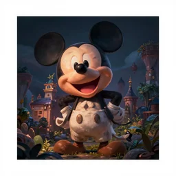 laughter by disney concept artists, blunt borders, rule of thirds