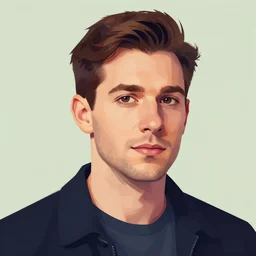 stylized portrait by cameron mark artstation