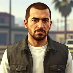 gta 5 character portrait detailed by ansin, martin