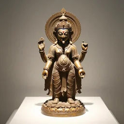 lingam sculpture toy on display