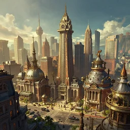 Steampunk City by Marc Simonetti